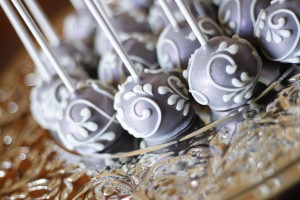 Silver Shimmer Cake Pops